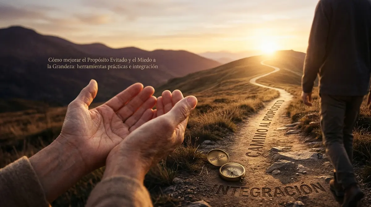 Cómo mejorar El Propósito Evitado y el Miedo a la Grandeza: Herramientas prácticas e integración