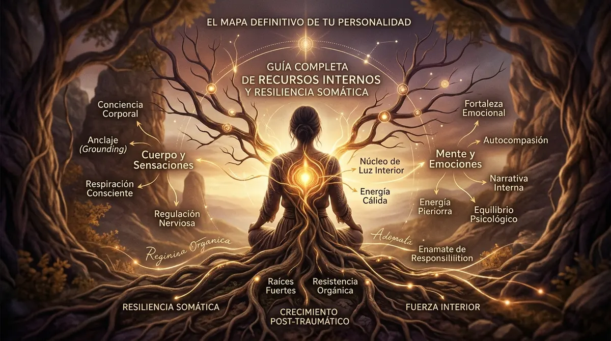 Guía completa de Recursos Internos y Resiliencia Somática: El mapa definitivo de tu personalidad
