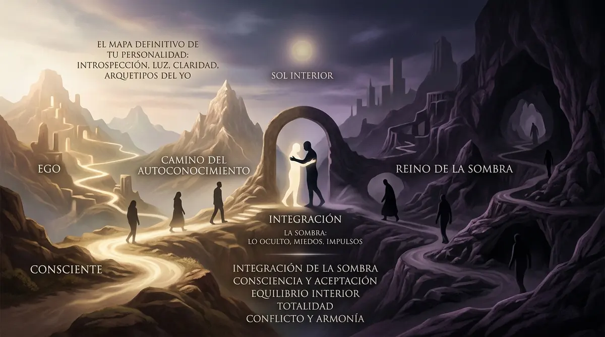 Guía completa de Carl Jung e Integración de la Sombra: El mapa definitivo de tu personalidad
